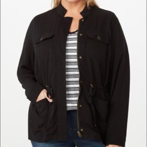 Westport Plus Size Soft Military Jacket